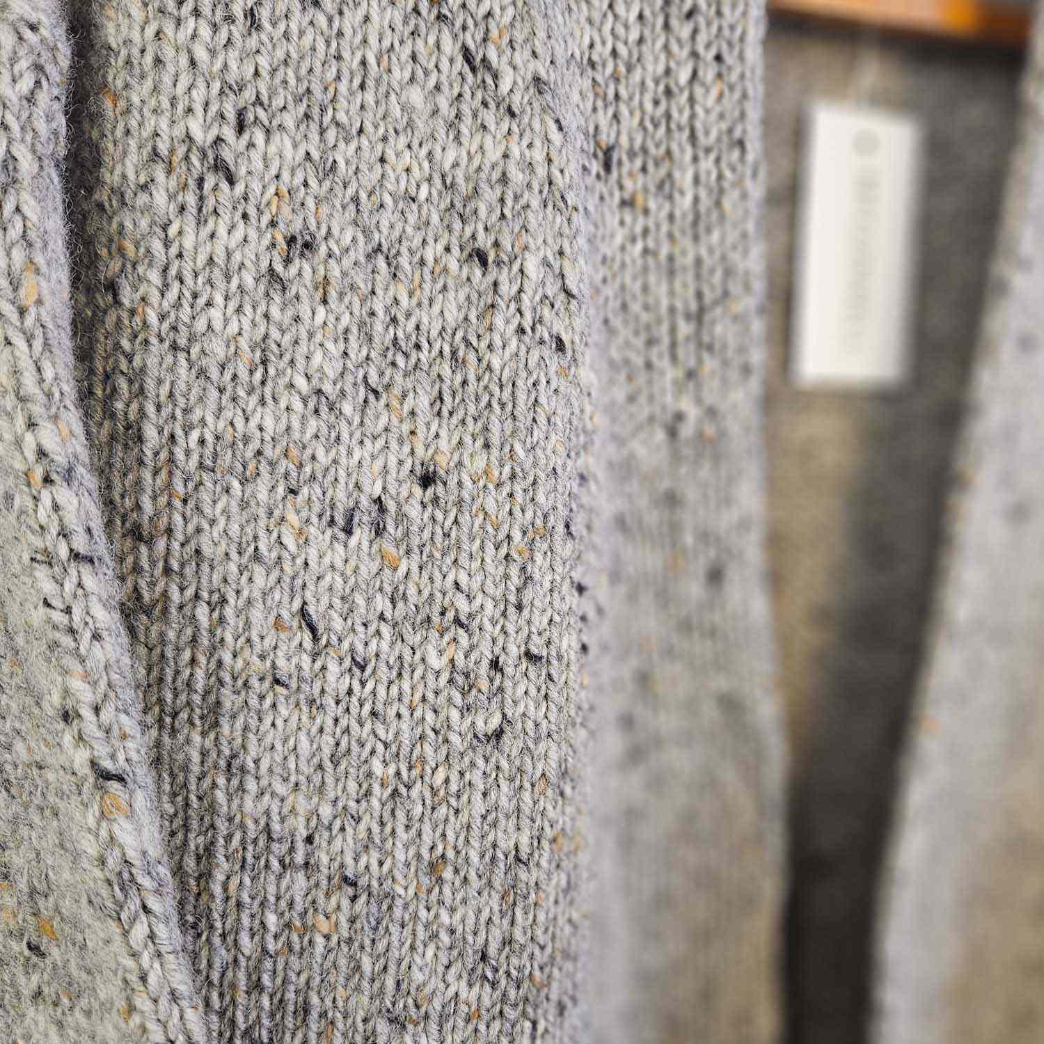 Killaloe Tweed Coat/Cardigan - Grey
