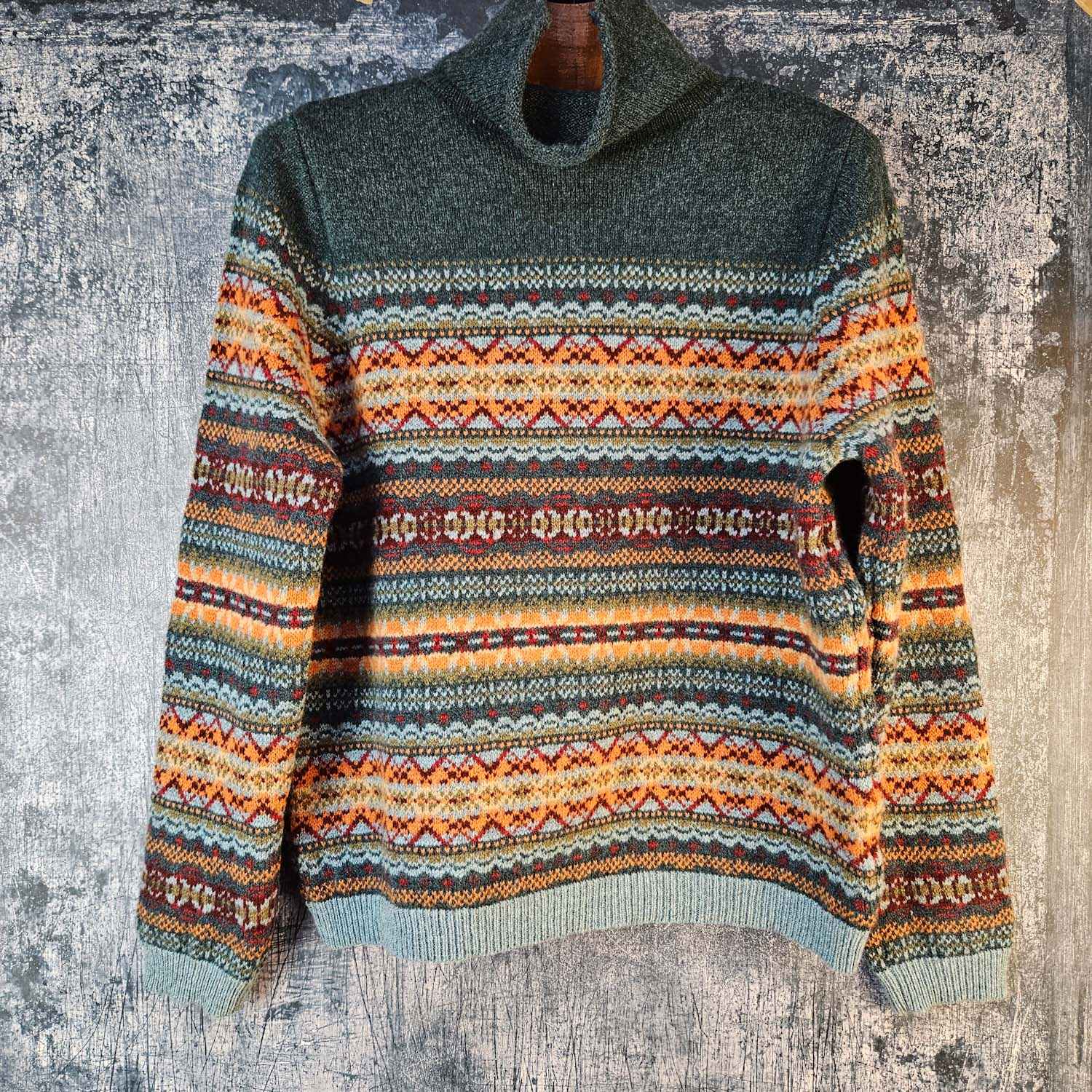 Eribe Kinross Fair Isle High Neck Sweater Prelude