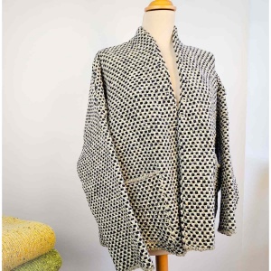Killaloe Kimono Style Tweed Jacket - Grey