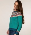 Eribe Short Alpine sweater Emerald - size M