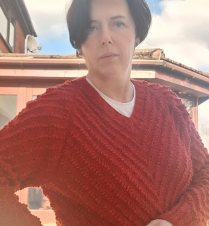 I have finished my Pearls Jumper by Helga Isager