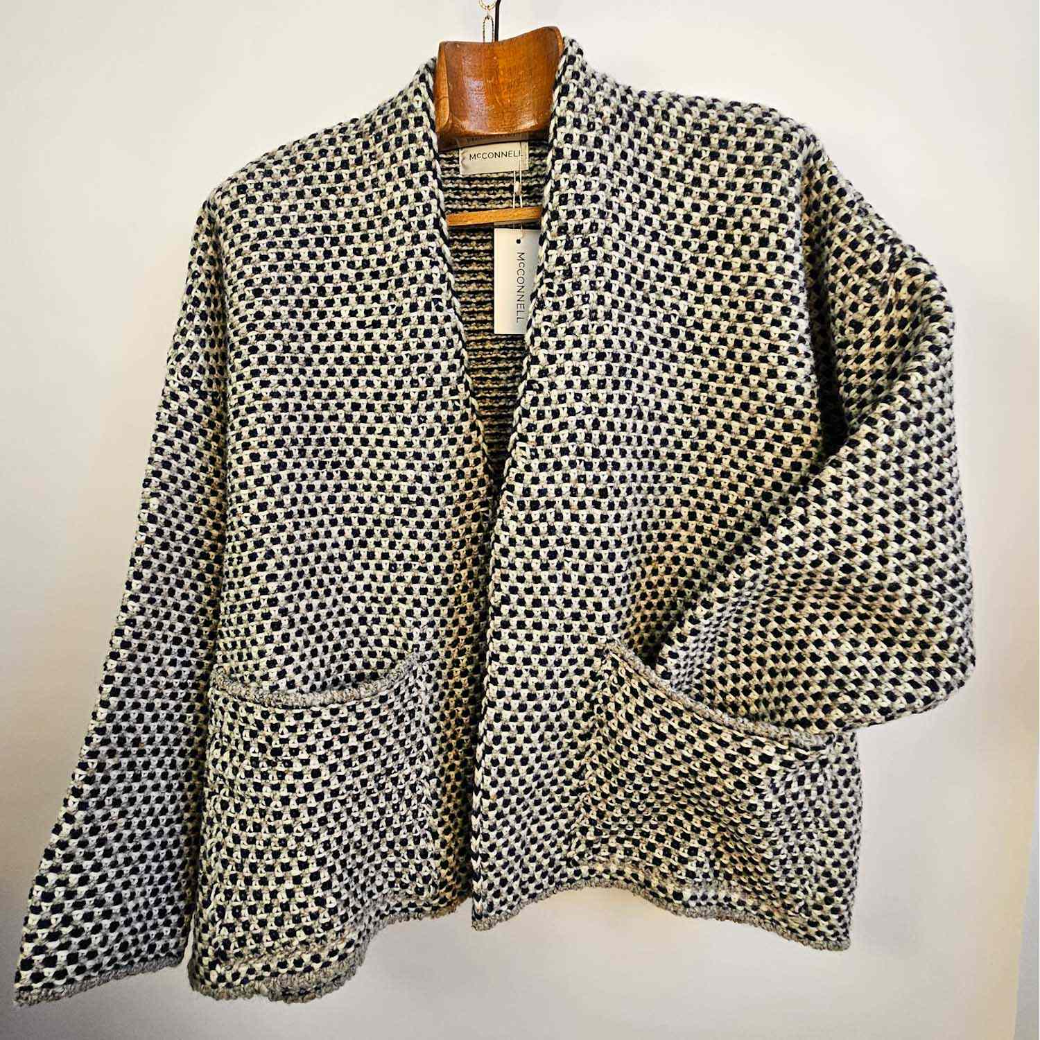 Killaloe Kimono Style Tweed Jacket - Grey