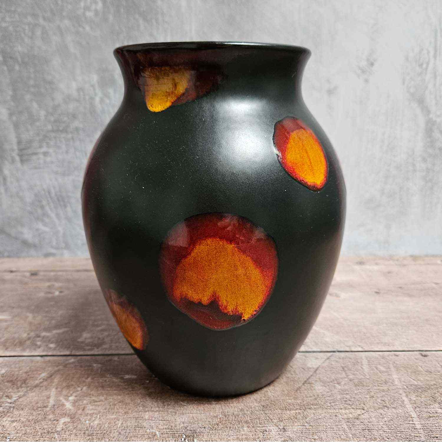 Vintage Poole Pottery Vase in Galaxy design