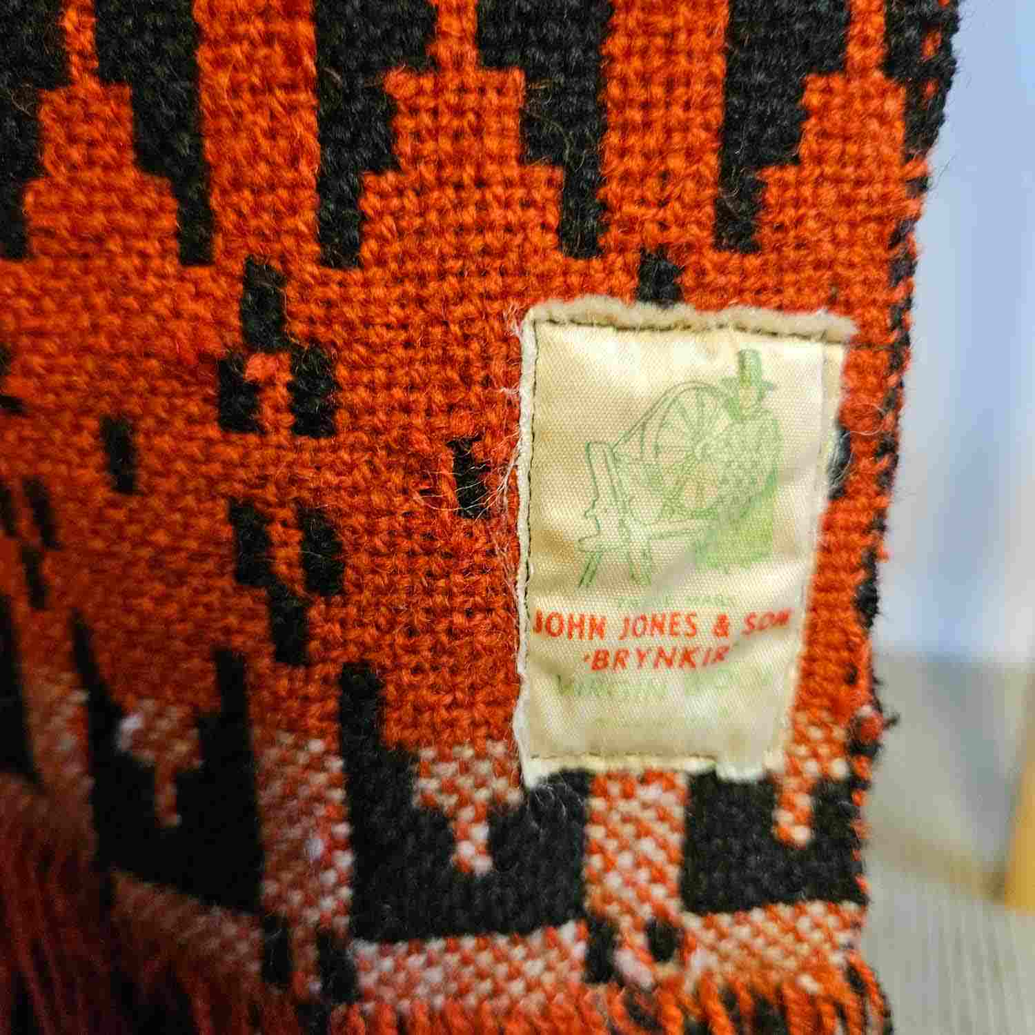 Vintage Brynkir Welsh Blanket