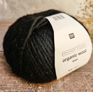 Rico Essentials Organic Aran 50g - Black